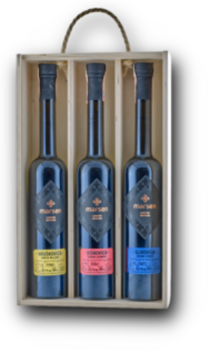 Marsen (set – Hruškovica Williams, Višňovica Cigánska, Slivovica Stanley) 42.3% 3 x 0,5 (set)